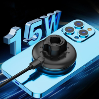 Nouveau design 15W Chargeur de voiture sans fil à induction automatique avec porte-gobelet