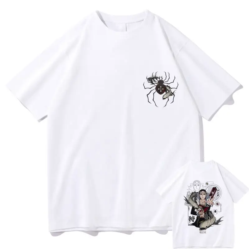 Japon animesi giysi grafikli tişört toptan özel Logo desen Tee gömlek boy erkek Et kadın