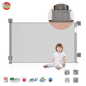 Probebi <span class=keywords><strong>porte</strong></span> de sécurité pour bébé en maille de portes d'escalier <span class=keywords><strong>porte</strong></span> de sécurité pour bébé rétractable pour enfant et enfant - Product Image 2