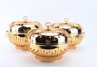 Réchauds de Luxe pour Restaurants 3.5L 4.5L 5.5L – Ensemble de Plats Chafing au Design Unique Cage à Oiseaux – Matériel de Service Professionnel pour l'Hôtellerie