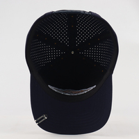 Casquette de golf personnalisée imperméable avec logo brodé 3D, casquette de baseball d'extérieur respirante et ventilée au laser, disponible en plusieurs modèles