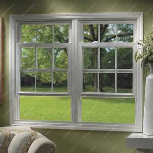 <span class=keywords><strong>Fenêtre</strong></span> noire suspendue Sunnysky avec écran Fenêtres à double suspension Fenêtres inclinables et tournantes avec cadre en aluminium et panneau de verre - Product Image 3