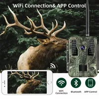 Cámara de Caza 4K Económica con Sensor PIR, Impermeable IP67, WiFi para Exteriores, Control por Aplicación y Vista en Vivo