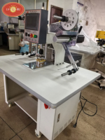LVBU-618A Stoff Einlegesohle Wärme übertragungs druck Heißer Verkauf Etiketten drucker Hochleistungs-Hochgeschwindigkeitsmuster-Nähmaschine