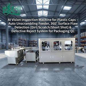 Sistema de Inspección de Visión Artificial Totalmente Automático para Tapas de Botellas con Detección de Defectos de 360 Grados y Equipo de Rechazo Automático de Productos - Product Image 3
