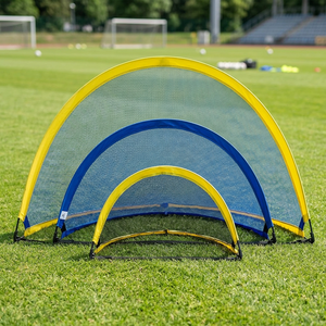 Red de portería de fútbol desplegable de alta calidad, personalizada y fácil de montar, equipo de entrenamiento divertido para niños, para uso en interiores y exteriores. - Product Image 3