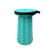 Vente directe d'usine, tabouret pliable télescopique en plastique portable pour adultes, camping, pêche, jardin
