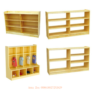 Kệ Lưu Trữ Gỗ Chưa Hoàn Thành/Thiết Kế Tủ Gỗ/Tủ Gỗ Rắn Cho Trẻ Em (QX-203C) - Product Image 1