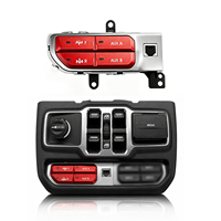 Panneau de commande auxiliaire OTTOVOXX à 4 boutons pour Jeep Wrangler JL 2018-2026 et Gladiator JT 2020-2026 – Interrupteur de verrouillage OEM Plug & Play