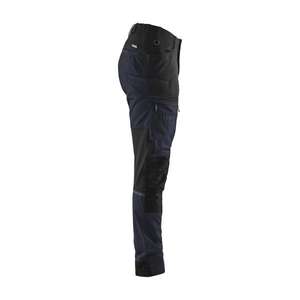 BLAKLADER - 716618458699D24 Pantalon de service pour femme avec stretch Marine foncé/Noir-PANTALON DE TRAVAIL EAN 7330509799970 - Product Image 4