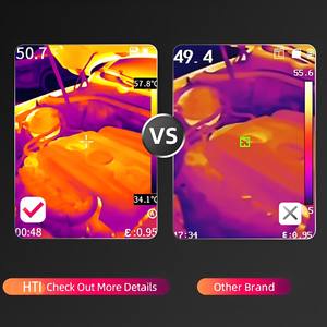 Câmera infravermelha portátil com tela de 3,2 polegadas 49152 pixels termografia térmica câmera térmica com monitor - Product Image 4
