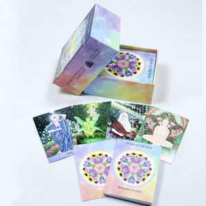 Usine pleine couleurs imprimant votre propre conception oracle carte dame divination personnalisée différentes langues style <span class=keywords><strong>tarot</strong></span> cartes - Product Image 6