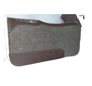 Tapis de selle d'équitation en laine profilée pressée épaisse de qualité supérieure durable et robuste pour l'équitation en gros - Product Image 1