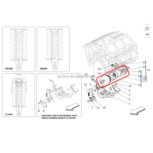 Adecuado para Maserati <span class=keywords><strong>Ghibli</strong></span> Levante Quattroporte Nuevo filtro de aceite de accesorio de coche de alta calidad OEM 311401 - Product Image 5