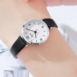 นาฬิกาสายหนังนักเรียนใหม่ทันสมัยเรียบง่ายและสดใส - Product Image 3