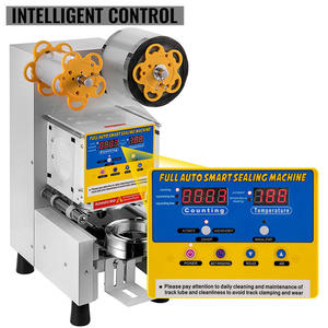 Machine de scellage électrique entièrement automatique TFU pour gobelets à jus, scelleuse de <span class=keywords><strong>film</strong></span> pour boissons, pour gobelets et canettes de bubble tea, usage commercial - Product Image 5