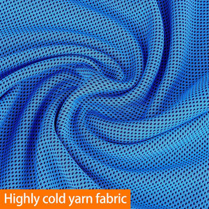 ठंडे रेशम पॉलिएस्टर डबल रंग ठंडा बर्फ तौलिया नए डिजाइन खेल तौलिया - Product Image 6