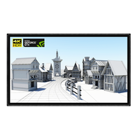 43 "~ 65" PCAP écran tactile tout en un ordinateur avec carte graphique 4K écran tactile interactif PC avec GeForce GTX ordinateurs de jeu