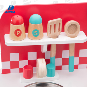 <span class=keywords><strong>Cucina</strong></span> Giocattolo in Legno per Bambine, Set con Forno e Utensili da <span class=keywords><strong>Cucina</strong></span>, Gioco di Ruolo per Bambini - Product Image 3