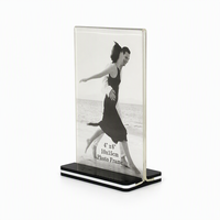 Cadre photo magnétique transparent double face en acrylique pour affichage sur bureau – Offre spéciale