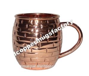 Premium <b>Fancy</b> Modern Luxury Copper Moscow Mule <b>Mug</b> 16 oz Copper <b>Mug</b> for Vodka and Moscow Mule Antique Hammered Moscow Mule <b>Mug</b> - Product Image 1