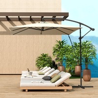 Parasol de jardin de haute qualité, grand format, commercial, UPF 50+, imperméable, pour terrasse, parasol cantilever pour bord de piscine