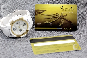 OEM Custom PVC Business <b>Cards</b> Offset Printed <b>Gold</b> Silver Shine Silk Printing Credit <b>Card</b> Size 0.76mm Thick Glossy Film Laminated - Product Image 2