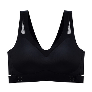 Masseur de poitrine électrique à vide en silicone rechargeable, soutien-gorge de massage intelligent XL XXL à boucle avant 218 - Product Image 1