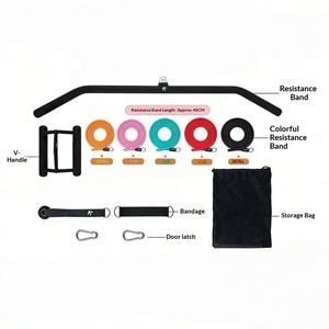 Corde <span class=keywords><strong>de</strong></span> tension dorsale à épaules dégagées, recommandée par Jingjing Teacher, pour tractions en hauteur, en latex élastique en V, pour entraînement à domicile sur porte - Product Image 5