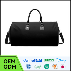 Sac de voyage convertible 2 en 1 en nylon, sac de voyage d'affaires, sac de week-end, sac de transport, sac de voyage pour vêtements, fermeture à glissière - Product Image 1