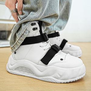 Nouvelles Bottes Montantes <span class=keywords><strong>Homme</strong></span> Style Punk 2026 – Chaussures Respirantes Inspirées des Motards avec Lacets pour l'Extérieur - Product Image 6