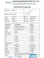 Poudre d'Urolithine A Premium Rainwood, pureté 98%, ingrédient naturel pour complément de longévité, marque privée OEM ODM