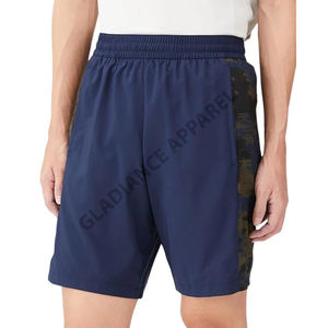 Pantalones Cortos Deportivos de Gimnasio para Hombre, Ligeros, Tejidos, con Cierre de Cremallera Decorativo, Cordón Ajustable, Secado Rápido, para Clima Cálido - Product Image 2