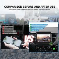 Boîte AI CarPlay sans fil, Android Auto, prend en charge YouTube, Netflix, interface de streaming intelligent, adaptateur de boîte de lecture multimédia pour Apple CarPlay