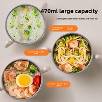 Boîte à lunch électrique intelligente pour bébé, bol chauffant à température constante, plaque chauffante pour tout-petits, batterie rechargeable USB, portable, pour la maison