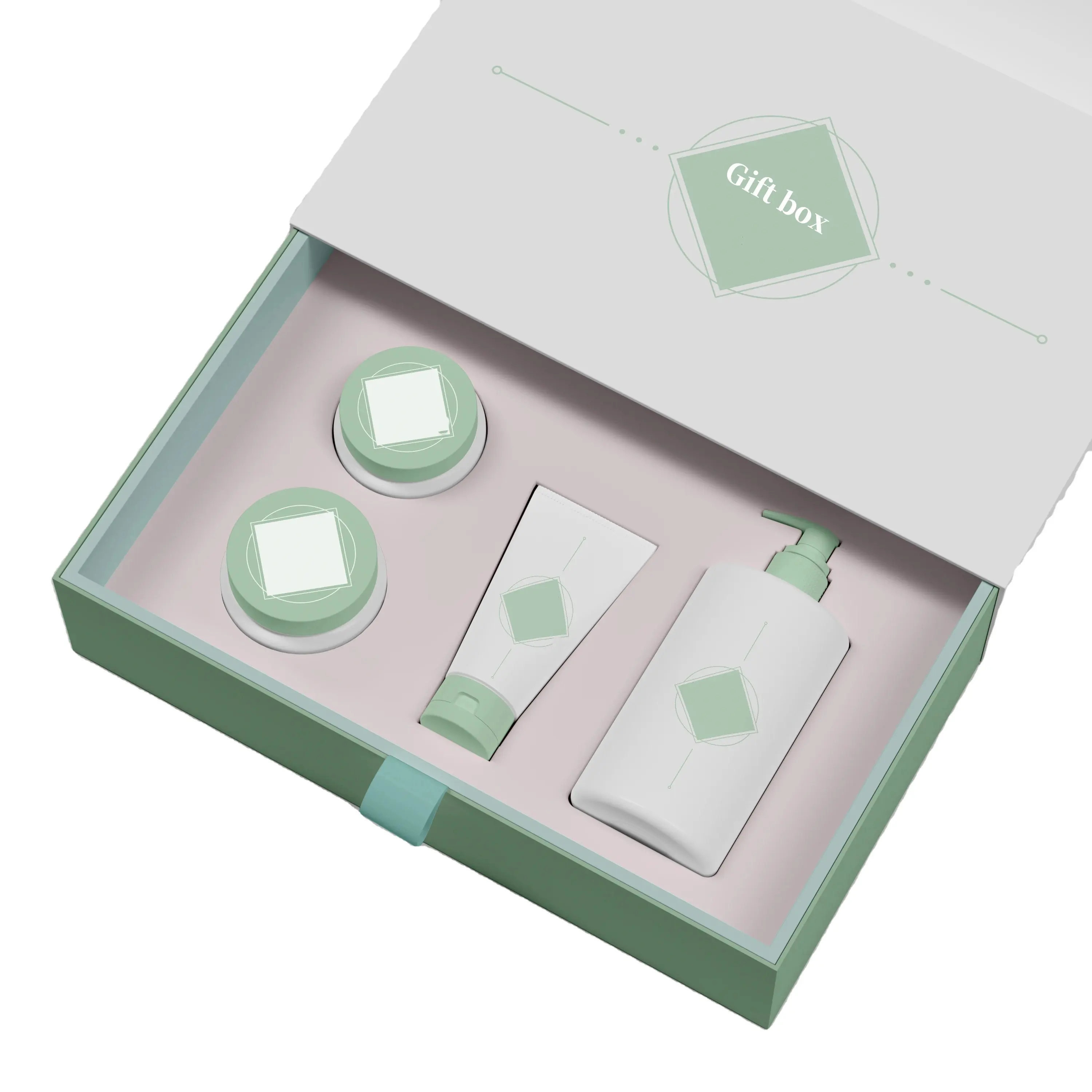 OEM high-end beauty color box customized cosmetics skin care products nail polish packaging box