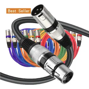 Werkseitig 1M 2M 3M 5M XLR-Kabel 3-poliges M/F-Digital-Audio kabel von Stecker zu Buchse für Mikrofon mischer Hifi Xlr-Kabel