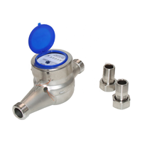 Compteur d'eau mécanique multi-jets à cadran sec DKV, classe B, en acier inoxydable et fonte, pour eau froide