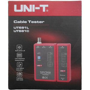 UNI-T UT681L เครื่องทดสอบสายเคเบิล RJ45 RJ11 เครื่องส่งสัญญาณ เครื่องรับสัญญาณ เครื่องมือทดสอบเครือข่าย - Product Image 3