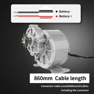 มอเตอร์ไฟฟ้าอะลูมิเนียม MY1018 24V 36V 450W มอเตอร์ไฟฟ้ากระแสตรงแบบแปรงถ่านแม่เหล็กถาวรสำหรับรถยนต์และรถเข็นคนพิการ - Product Image 5