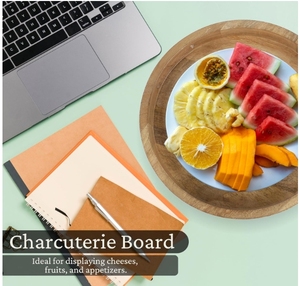 Sales Round <strong>Cake</strong> <strong>Container</strong> Wooden Tray with Lid <strong>Rectangle</strong> Shape for <strong>Cake</strong> Stand - Product Image 5