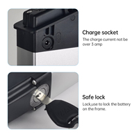 Batterie de remplacement pour vélo électrique pliable 36V 48V, 10.5Ah 15Ah, batterie lithium rechargeable pour SMLRO S11 Electric XP Lite 1.0 E-Bike