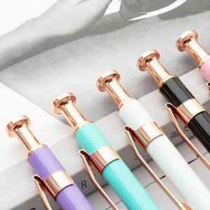 Stylo publicitaire 360 degrés avec logo enveloppant et breloque, film personnalisé imprimé en couleur, stylos par sublimation pour étudiants, papeterie - Product Image 2