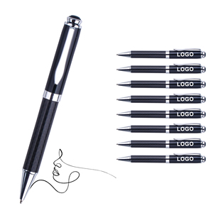Luxurious Brand Black Classic Metal Steel Stain Acrylic Twist Mechanism Ballpoint <b>Pen</b> With Custom Logo Printed for Business Gift - Product Image 1