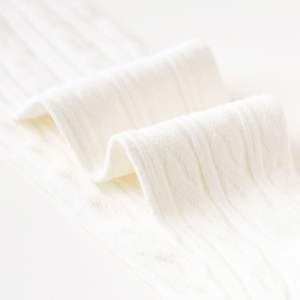 Pantimedias de Algodón para Mujer, Tejidas, a Rayas, de Color Sólido, Antibacterianas, Opacas, de Grosor Medio, Lavables a Máquina - Product Image 5