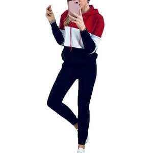 Survêtement en coton polaire pour femmes, vente en gros, vêtements d'entraînement et de Fitness, Logo, 2020 - Product Image 3