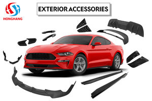 Honghang Auto Repuestos Persianas de ventana lateral Fibra de carbono Mustang Mirror <span class=keywords><strong>Corver</strong></span> para Mustang Accesorios 15-21 - Product Image 6