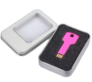 Clé USB en forme de clé, clé USB pivotante en métal, stylo lecteur flash - Product Image 2