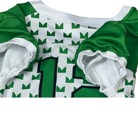 Logo personnalisé Drapeau Jeunes Maillots De Football Américain pour Enfants 12 Panneau Maillot Uniforme De Football Américain