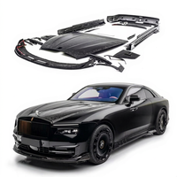 Nuevo Kit de Carrocería de Fibra de Carbono Seca para Rolls-Royce Spectre MSY: Labio Delantero, Difusor, Spoiler, Faldones Laterales, Parachoques (Montaje con Tornillos) para Retrofit/Actualización
